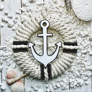 Sea Theme Anchor Wreath